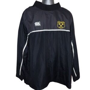 Canterbury Young Munster RFC Rugby Top Men 2XL‎ Black Windbreaker Pullover